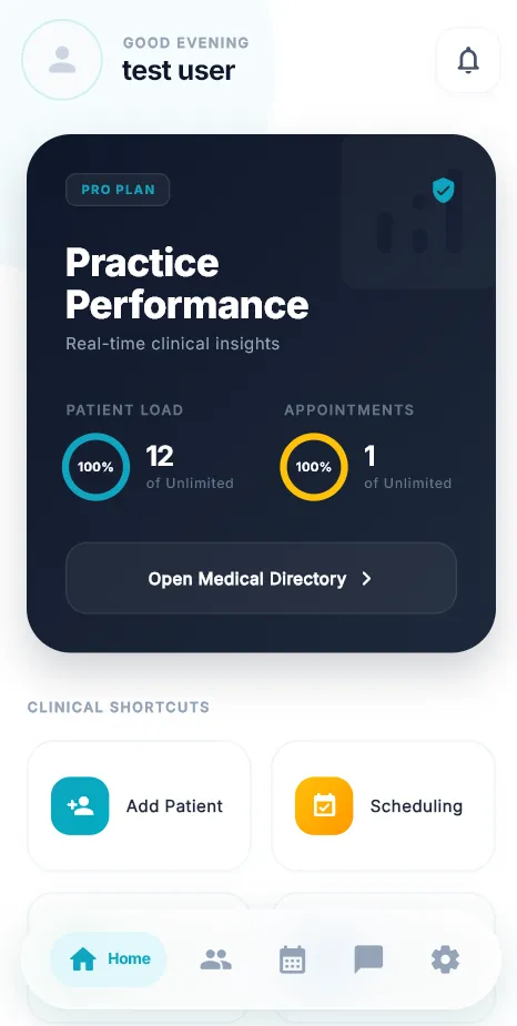 Patient Diary Mobile App